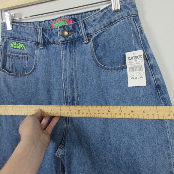 Empyre Tori Skate Billie Wash Jeans Relax Loose Fit Women 4 Cotton Baggy y2k 584 - Picture 10 of 11